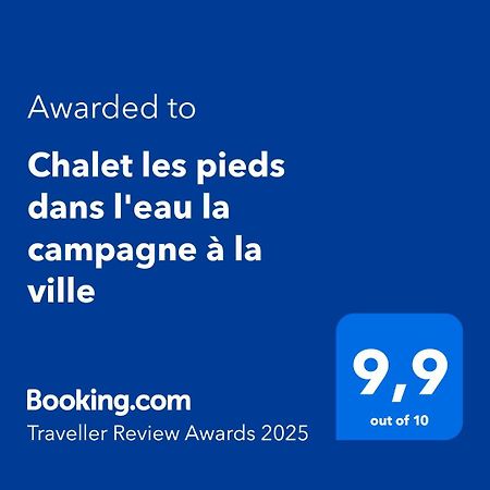 Chalet Les Pieds Dans L'Eau La Campagne A La Ville Saint-Doulchard Exterior foto